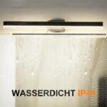 DILUMEN Spiegelleuchte 40cm 10W 1000lm mit Schalter – IP44 Badleuchte 4000K für Badspiegel – Bild 3