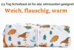 Chilsuessy Babyschlafsack 2.5 Tog 130cm – Winterschlafsack aus Baumwolle für sicheren Schlaf – Bild 2