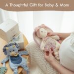 Moonkie Hase Schnuffeltuch mit Silikon Beissring – 3-in-1 Babyspielzeug ab 0+ Monaten – Bild 9