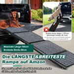 Snagle Paw Hunderampe 180cm – Faltbare Hundetreppe für Auto, SUV & LKW – Bild 3