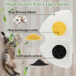 Nenozi Katzenbrunnen Filter Set – 18 Stück (9 Kohle + 9 Schaumstoff) für 2,2L – Bild 6