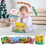 Dr.Rapeti 6er Set Stoffbücher für Babys – Waschbar & Pädagogisch für Früherziehung – Bild 6
