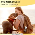 GLÜCKSPFOTE® Pfotenbalsam Stick 40g mit Bienenwachs – Pfotenschutz für Hunde & Katzen – Bild 4