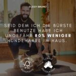BUDDY BRUNO® Hundebürste Kurzhaar mit Naturborsten – Premium Fellpflege für Hunde & Katzen – Bild 7