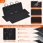 BMaoBBo Hundedecke Auto Rückbank 136x45cm – Wasserdicht & Kratzfest mit ISOFIX – Bild 5