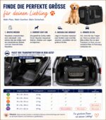 Zedelmaier Hundebox 60x42x44 cm – Faltbare Tiertransportbox für Auto & Zuhause – Bild 4