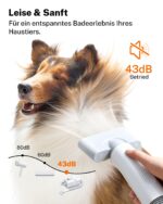 HomeRunPet Hundefön 43dB Ultraleise – Professioneller Hundetrockner mit 120m/s & Temperaturregelung – Bild 2