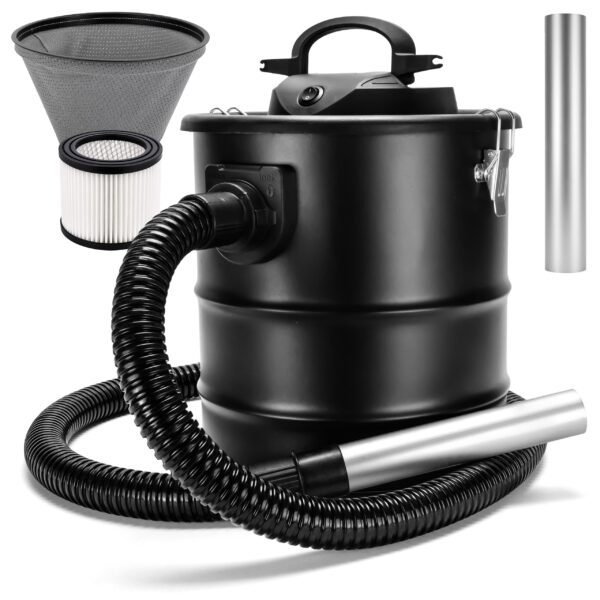 Sellnet Aschesauger 20L mit 1650W & DUAL-Filter-System – Kaminsauger für Öfen & Grills