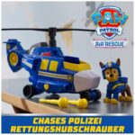 PAW PATROL Air Rescue Polizei-Rettungshubschrauber mit Chase Figur – Spielzeug ab 3 Jahren – Bild 3