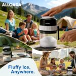 ALLOADA Manuelle Slush Maschine – Crushed Ice Maker ohne Strom für Partys & Camping – Bild 3