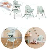 Ricokids Hochstuhl 3in1 mitwachsend – Kinderhochstuhl ab 6 Monaten mit Sicherheitsgurt – Bild 3