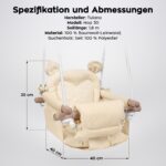 TULANO Hop 30 Babyschaukel – Sichere Indoor-Schaukel mit Sicherheitsgurt für 6–36 Monate – Bild 3