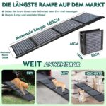 Snagle Paw Hunderampe 180cm – Faltbare Hundetreppe für Auto, SUV & LKW – Bild 2