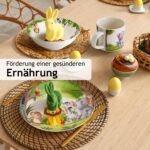MIAMIO Kindergeschirr Set 3-teilig Keramik – Dschungel-Design, spülmaschinenfest – Bild 5
