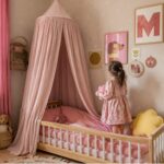 Deryan Moskitonetz 245cm Vintage – Betthimmel mit Insektenschutz für Babys & Kinder – Bild 5