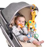 TUMAMA Baby Giraffen-Rassel 35 cm – Hängendes Sensorik-Spielzeug für Kinderwagen & Krippe – Bild 6