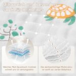 Maliton 6er Set Baby Mullwindeln 70x70cm – 100% Baumwolle Spucktücher für Neugeborene – Bild 7