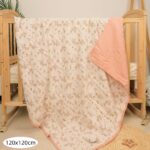 MiuK!ns Musselin Babydecke 120x120 cm – 100% Baumwolle, Atmungsaktiv & Kuschelig – Bild 4
