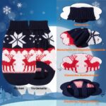 RANYPET Weihnachts-Katzenpullover 2er-Set Grösse S – Weiches Acrylstrick für Katzen & Zwerghunde – Bild 4