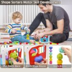 AiTuiTui 7 in 1 Montessori Motorikwürfel – Sensorisches Lernspielzeug für Kinder ab 2 Jahren – Bild 4