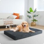 HMTOPE Orthopädisches Hundebett 112 cm – Grosse Hunde Komfortmatratze waschbar – Bild 8