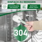 Kwasyo Dörrgerät 12 Etagen mit Doppelventilator & Rotationsplatten – Edelstahl Dörrautomat 1000W – Bild 8