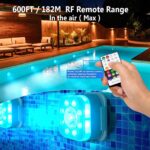 HL 4er Set RGB LED Unterwasserleuchten mit Fernbedienung – IP68 Poolbeleuchtung für Pools, Teiche & Aquarien – Bild 9