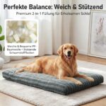 Pawk Hundebet XL 102x70cm – Orthopädisches Hundekissen für grosse Hunde – Bild 3
