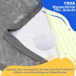 KSIIA Orthopädisches Hundebett XL 104x68cm – Waschbarer Schaum für grosse Hunde – Bild 7
