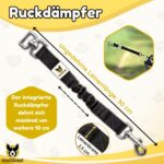 Hundefreund Ruckdämpfer 30 cm – Leinenverlängerung mit Zugdämpfung für entspanntes Gehen – Bild 2