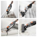 Vazone 3-in-1 Kabelstaubsauger 20 kPa – Beutellos mit Anti-Tangle für Tierhaare – Bild 5