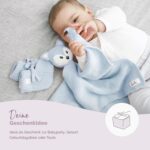 Livella Kuscheltuch Fuchs 40x40 cm mit Babysöckchen – Bio-Baumwolle OEKO-TEX – Bild 6