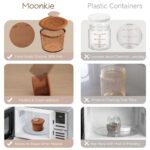 Moonkie 6er-Pack Silikon-Babynahrungsbehälter 120ml – Auslaufsicher & Gefriergeeignet – Bild 4