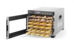HENDI Dörrautomat mit 6 Edelstahlgittern – Digitales Dörrsystem für Obst, Gemüse & Fleisch