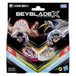Beyblade X Jurassic World Spinosaurus vs. Quetzalcoatlus Multipack – Kampfkreisel-Set mit 2 Startern