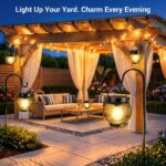 GEARLITE Solarlampen 2er-Set mit LED – IP65 Wasserdicht, 800mAh, Warmweiss für Garten & Balkon – Bild 8