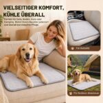 Yuragim Kühlmatte 100x70 cm – Selbstkühlende Hundematte für Sommer, waschbar & rutschfest – Bild 7