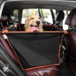 Pecute Hundeautositz Rückbank 70x50x55 cm – Wasserdicht & Kratzfest für mittlere bis grosse Hunde