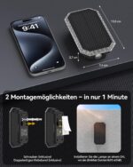 TECKNET Solar Wandleuchten 4er Set – Up & Down Beleuchtung IP67 wasserdicht für Garten – Bild 7