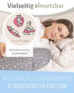 pic Bear Stillkissen 170 cm U-Form – Schwangerschaftskissen & Seitenschläferkissen mit Bio-Baumwolle – Bild 5