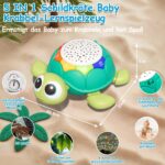 Aragallant Krabbel Schildkröte 6-18 Monate – Interaktives Lernspielzeug mit Musik & Sternenprojektion – Bild 4