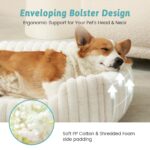 COZY KISS Orthopädisches Hundebett für kleine Hunde & Katzen – Waschbar Beige – Bild 5