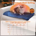 pecute Elektrisches Heizkissen S (32x40cm) – Wärmedecke für Hunde & Katzen mit Temperaturregelung – Bild 3