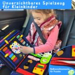 TenFans Busy Board ab 3 Jahren – 35 Montessori Lernaktivitäten für Kleinkinder – Bild 3