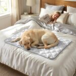 ZOMISIA Kühlmatte Hunde 89x56 cm – Selbstkühlend mit Q-Max>0.5 für grosse Hunde – Bild 6