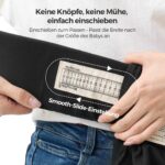 Momcozy Babytrage ab Geburt – Ergonomische Tragehilfe mit Nackenstütze für 3–11 kg – Bild 3