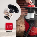 LEHMANN Haddo 2000W Industriestaubsauger – Nass-Trockensauger mit 20L Edelstahltank – Bild 4