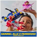 PAW PATROL Air Rescue – Marshalls Feuerwehr-Rettungsflugzeug mit Geschoss-Abwurf & Figur – Bild 9