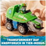 PAW PATROL Jungle Pups Schnappschildkröten-Fahrzeug mit Rocky-Figur – Transformierbares Spielzeug ab 3 Jahren – Bild 4