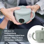 Nuvita Pappa'n'Go Babykostwärmer – Aufladbar, Wasserdicht, Temperatursteuerung für unterwegs – Bild 7